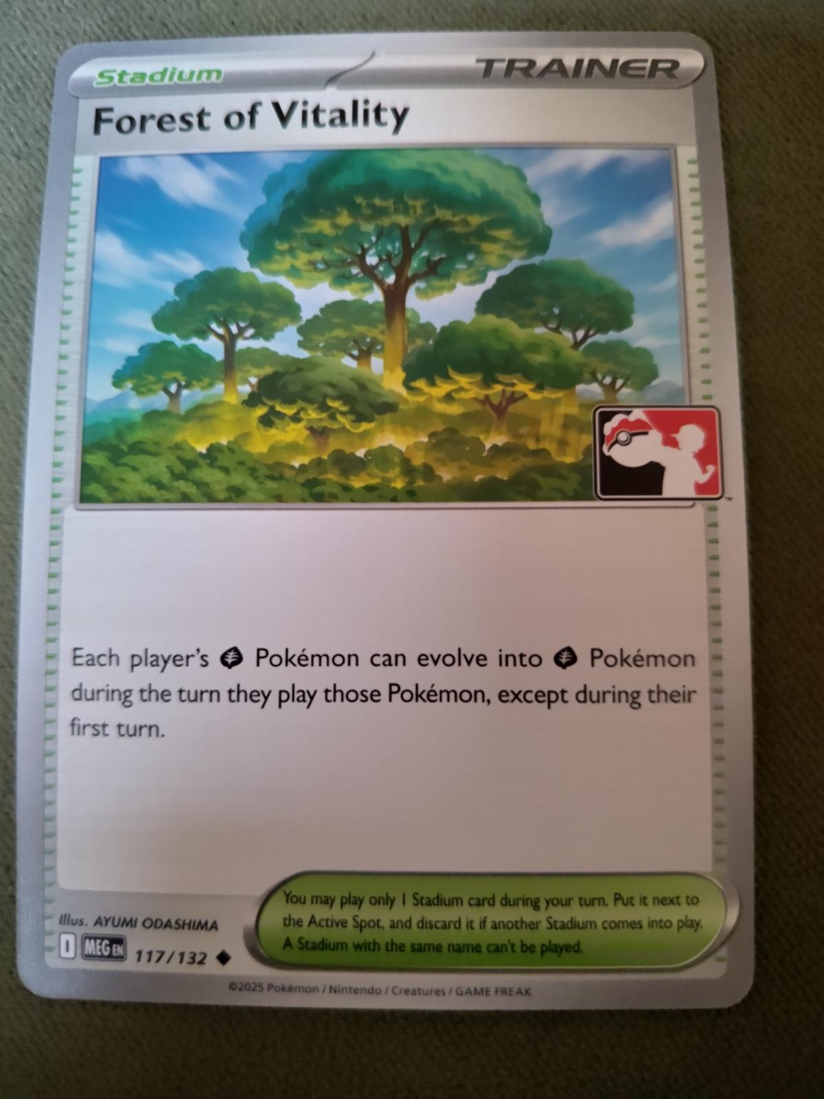 Mega Evolution Forest of Vitality [Prize-Pack] Pokémon card